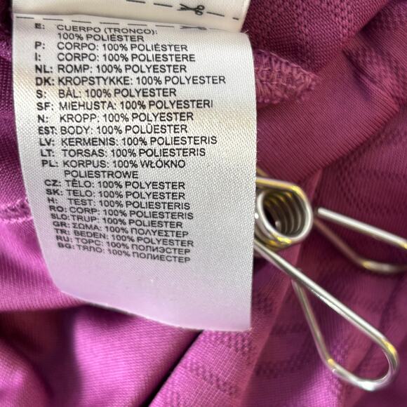 ADIDAS Golf Polo Shirt Womens Small Purple Climacool Formotion W46528 938007 S/S - Picture 6 of 6